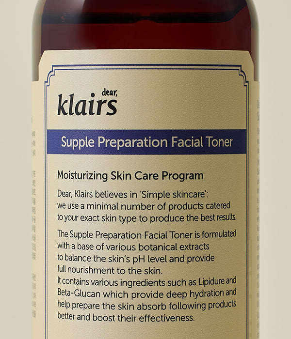 Dear, Klairs: Supple Preparation Facial Toner