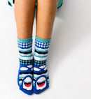 Lolly Kicks: Shark Socks (Size 5-8)