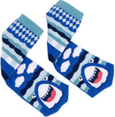 Lolly Kicks: Shark Socks (Size 9-12)