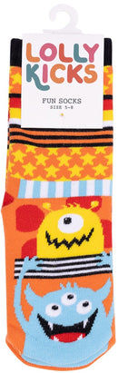 Lolly Kicks: Monster Socks (Size 5-8)