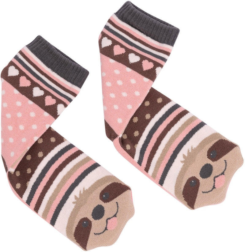 Lolly Kicks: Sloth Socks (Size 5-8)