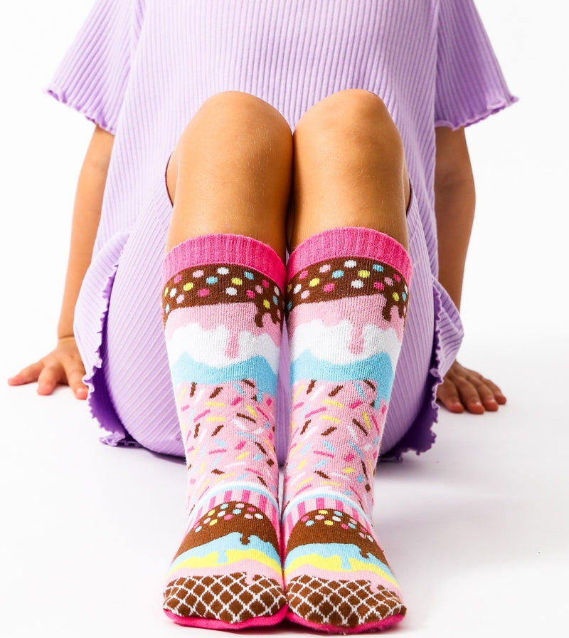 Lolly Kicks: Ice Cream Socks (Size 5-8)