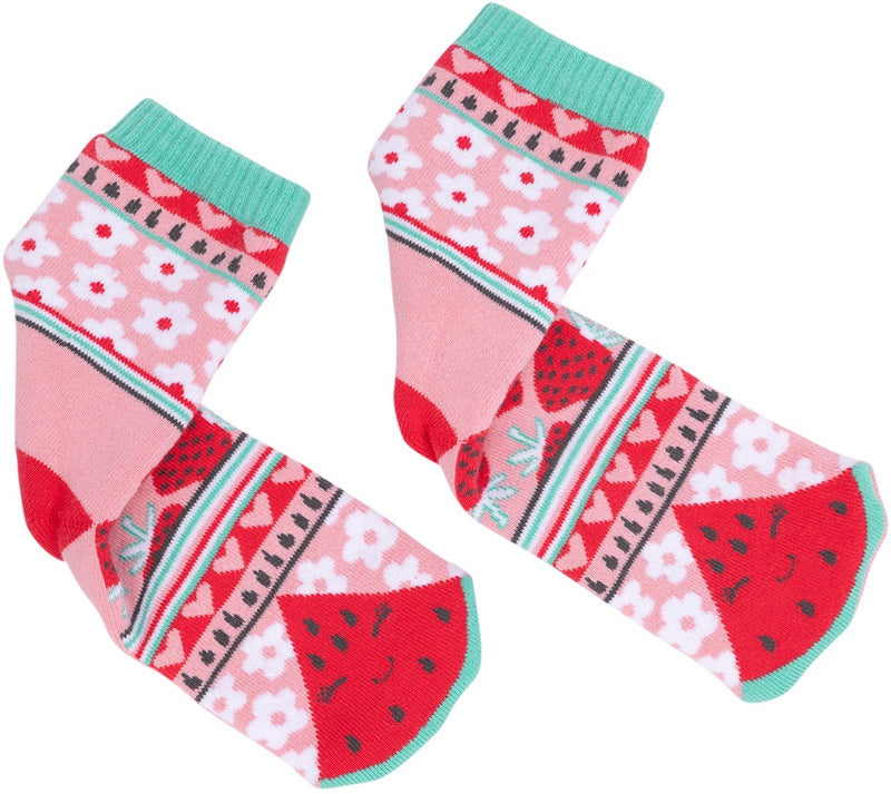 Lolly Kicks: Watermelon Socks (Size 5-8)