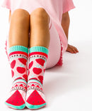 Lolly Kicks: Watermelon Socks (Size 9-12)