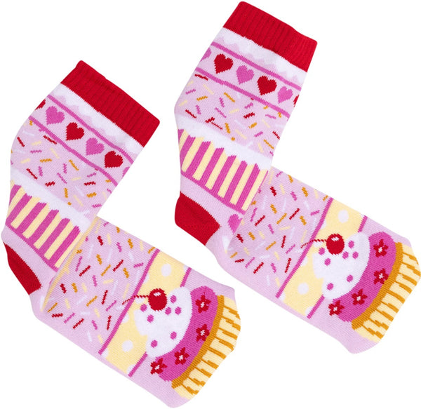 Lolly Kicks: Cupcake Socks (Size 9-12)