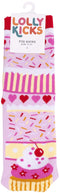 Lolly Kicks: Cupcake Socks (Size 9-12)