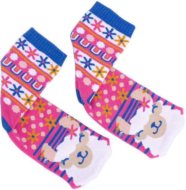 Lolly Kicks: Llama Socks (Size 5-8)