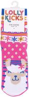 Lolly Kicks: Llama Socks (Size 5-8)