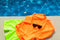 Nestling: Swim Rash Vest - Neon Orange (1-2 years)