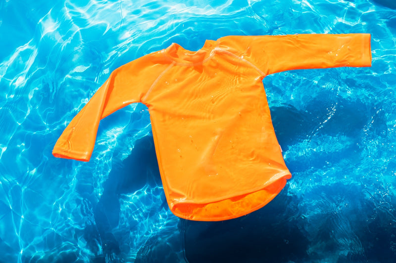 Nestling: Swim Rash Vest - Neon Orange (1-2 years)