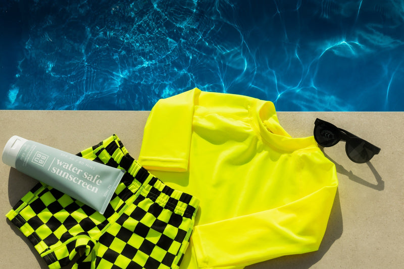 Nestling: Swim Rash Vest - Neon Yellow (10 years)