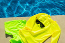 Nestling: Swim Rash Vest - Neon Yellow (6-12 months)