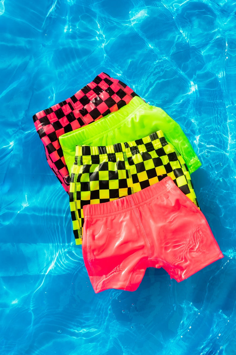 Nestling: Swim Shorts - Neon Green (1-2 years)