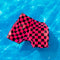 Nestling: Swim Shorts - Neon Pink Check (1-2 years)