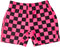 Nestling: Swim Shorts - Neon Pink Check (6 years)