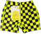 Nestling: Swim Shorts - Neon Yellow Check (6-12 months)