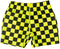 Nestling: Swim Shorts - Neon Yellow Check (8 years)