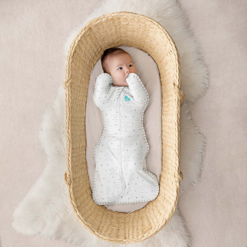 Love to Dream: Swaddle Up Warm 0.2 TOG - 'You Are My' (Medium) (Suitable for 6-8.5kg)