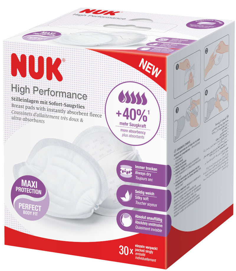 NUK: High Performance Breast Pads (30 Pack)