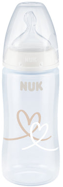 NUK: First Choice+ Baby Bottle with Temperature Control - White (300ml)