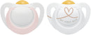 NUK: Latex Star Soother - 0-6 Months Pink (2 Pack)