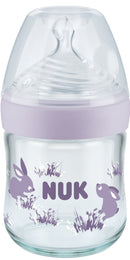 NUK: Nature Sense Glass Bottle - Purple (120ml)