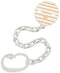 NUK: Shaped Soother Chain - Cream