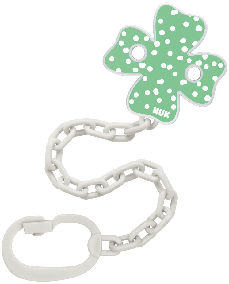 NUK: Shaped Soother Chain - Green