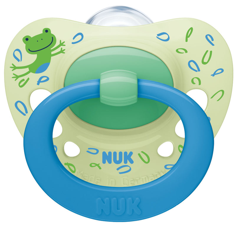 NUK: Signature Silicone Soother - 18-36mths Green (Single) (18-36 Months)