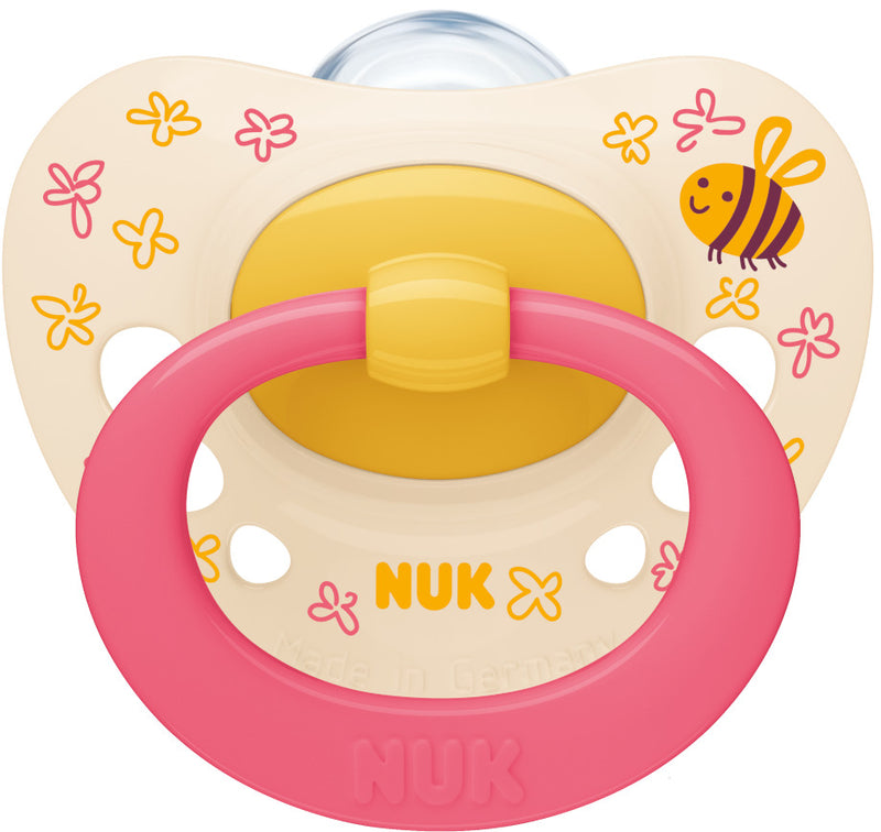 NUK: Signature Silicone Soother - 18-36mths Yellow (Single) (18-36 Months)