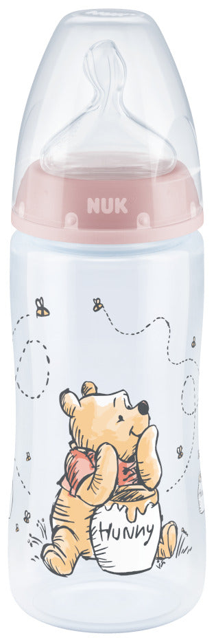 NUK: Winnie the Pooh First Choice PP Baby Bottle - Pink (300ml)