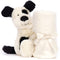 Jellycat: Bashful Black & Cream Puppy Soother