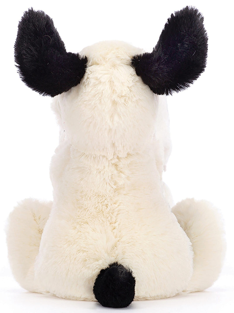 Jellycat: Bashful Black & Cream Puppy Soother