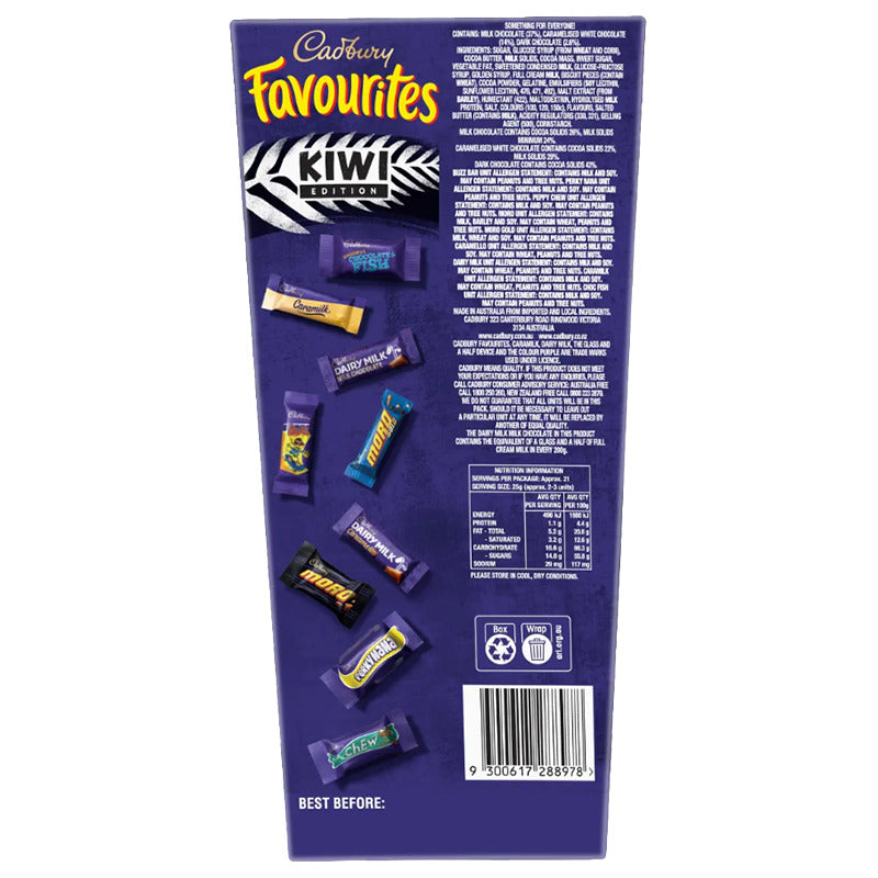 Cadbury: Kiwi Favourites (520g)