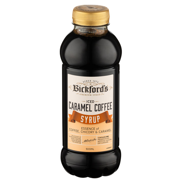 Bickford's Iced Caramel Coffee Syrup 500ml