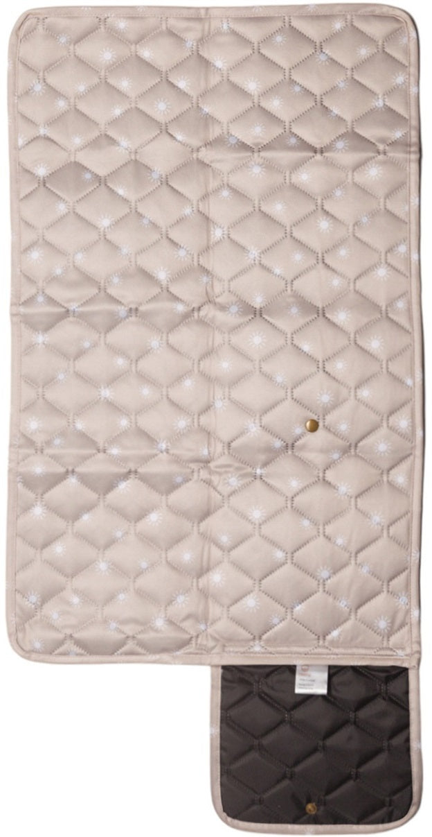 Nestling: Waterproof Quilted Change Mat - Oat Sunshine