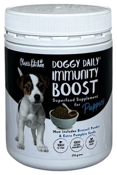 Olive's Kitchen: Doggy Daily Immunity Boost Supplement for Puppies - 250g