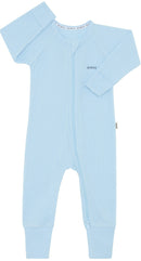 Bonds: Long Sleeve Waffle Zippy Wondersuit - Airbourne (Size 2)