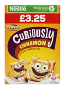 Nestle: Curiously Cinnamon Cereal 375g