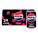 Pepsi Max Cherry No Sugar Cola Can - 330ml (24 Pack)