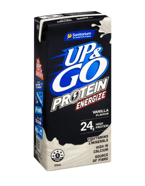 Up&Go: Energize Vanilla 350ml (12 Pack)