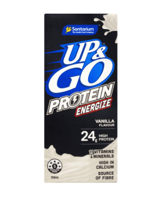 Up&Go: Energize Vanilla 350ml (12 Pack)