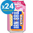 Barr IRN BRU XTRA Raspberry Ripple 330ml (24 Pack)