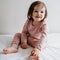 Woolbabe: Merino/Organic Cotton Winter Pyjamas - Dusk Stars (4 Years)