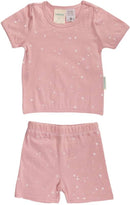 Woolbabe: Merino/Organic Cotton Summer Pyjamas - Dusk Stars (4 Years)