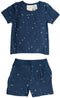 Woolbabe: Merino/Organic Cotton Summer Pyjamas - Tekapo Stars (4 Years)