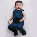 Woolbabe: Summer Merino/Organic Cotton Sleeping Suit - Tekapo Stars (4 Years)