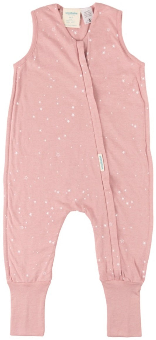 Woolbabe: Summer Sleeping Suit - Dusk Stars (1 Year)