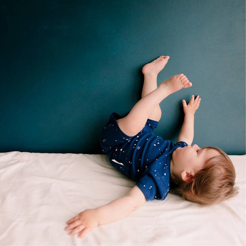 Woolbabe: Merino/Organic Cotton Summer Pyjamas - Tekapo Stars (3 Years)