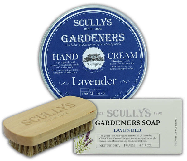 Scullys: Cream & Soap Gift Set - Gardeners (370g)